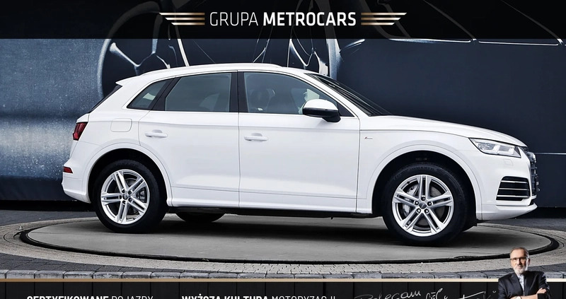 Audi Q5 cena 139898 przebieg: 159884, rok produkcji 2020 z Bytów małe 631